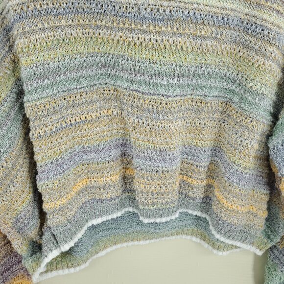 Universal Thread Matching Knit Set XL Top/L Shorts Orange/Blue - Picture 12 of 16